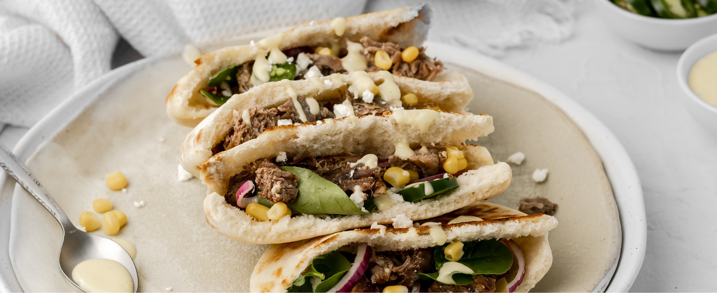 Slow cooked lambd loaded burritos recipe image