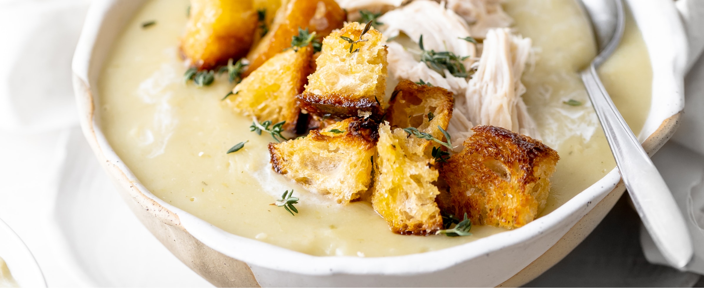 potato leek chicken soup image recipe