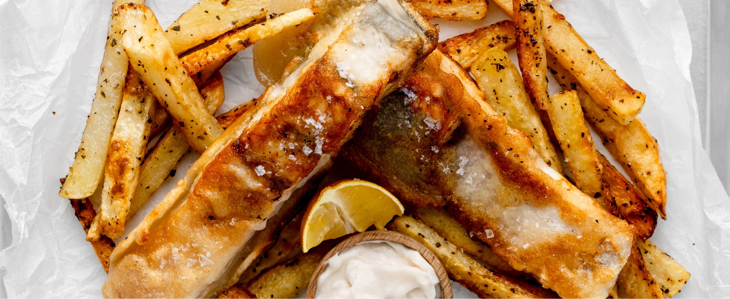 Cider Battered Fish & Chips image recipe