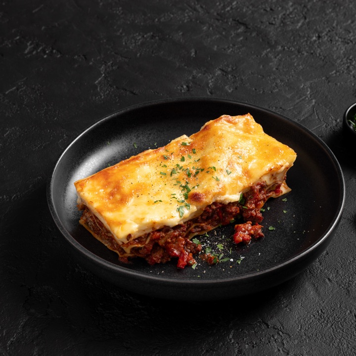 Beef Lasagne, plated
