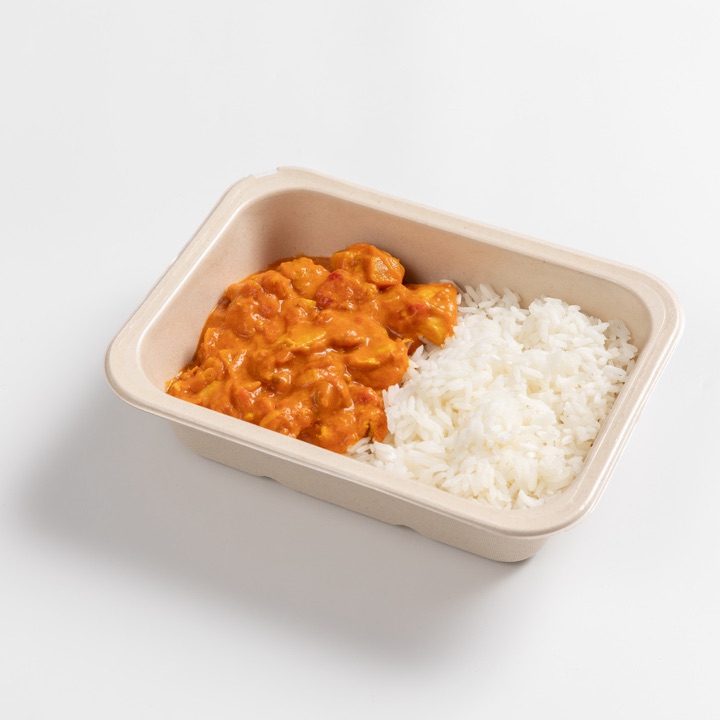Butter Chicken Curry, in its tray