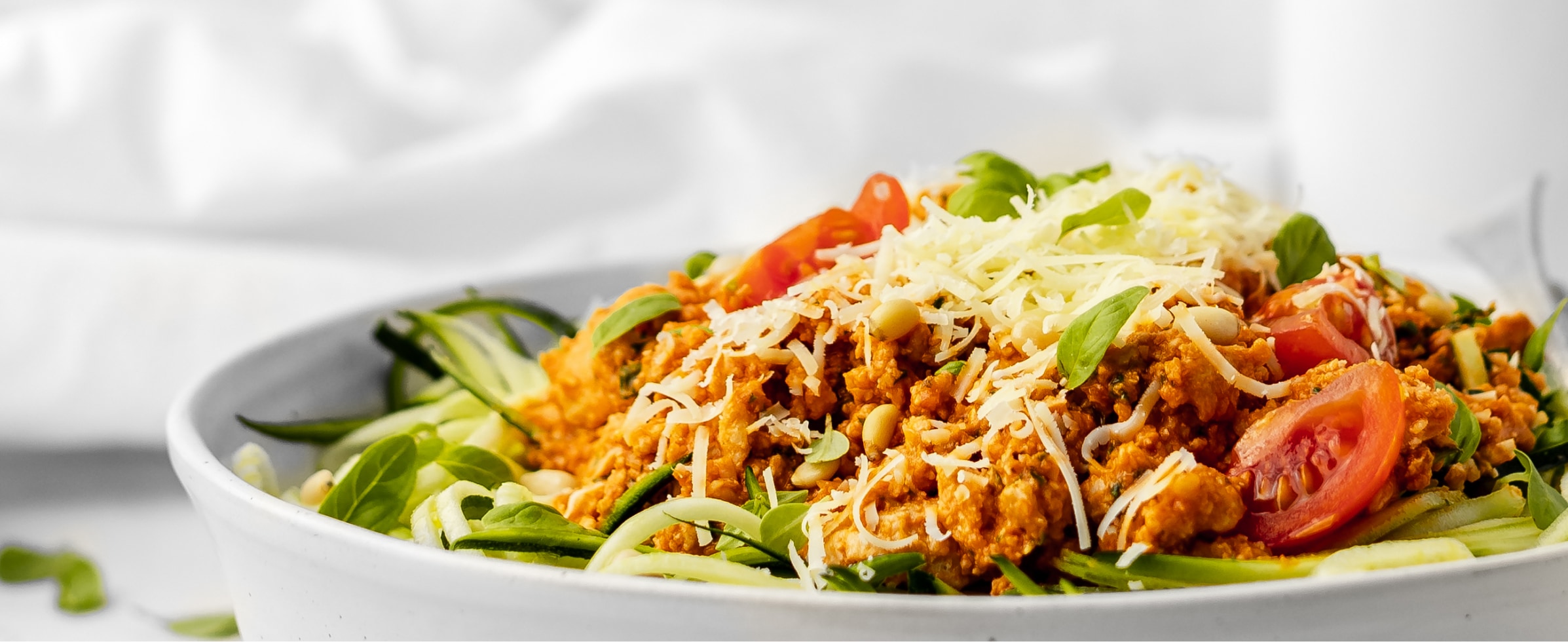 Roasted cherry tomato pesto with chicken zuchetti image recipe
