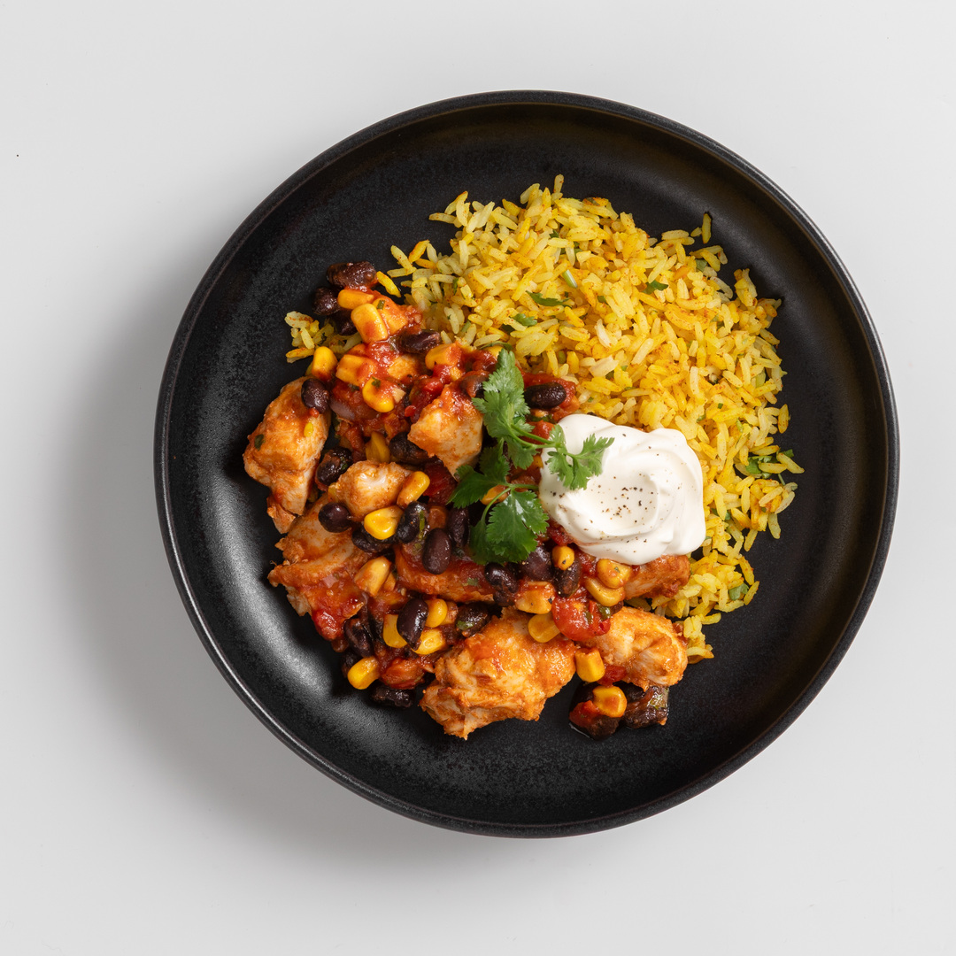 Mexican Chicken with Jasmine Rice